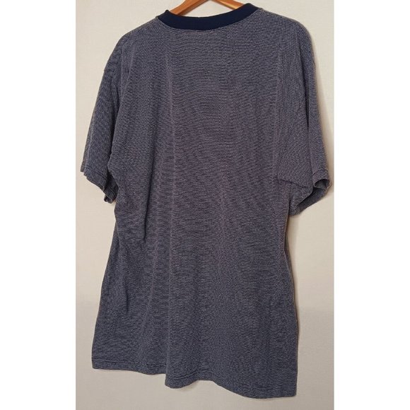 Vintage 90s Happy Shirts Hawaii XL T Shirt Woven Blue Map Of Hawaiian Islands - Picture 3 of 9